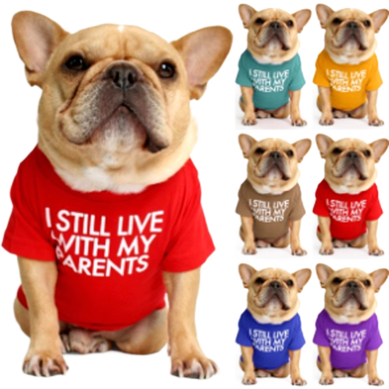 Foshion designer French Bulldog pet clothes and t-shirts