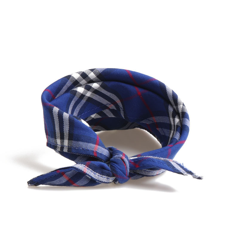 Pet Bandana – Scottish Plaid Dog Neck Scarf, British Fashion Drool Bib