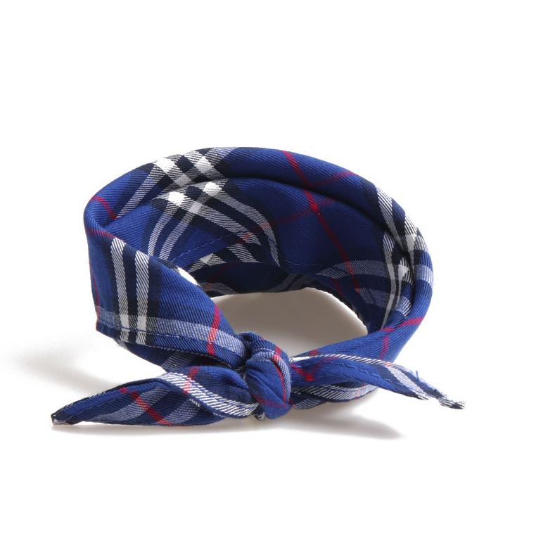 Pet Bandana – Scottish Plaid Dog Neck Scarf, British Fashion Drool Bib