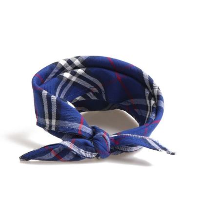 Pet Bandana – Scottish Plaid Dog Neck Scarf, British Fashion Drool Bib