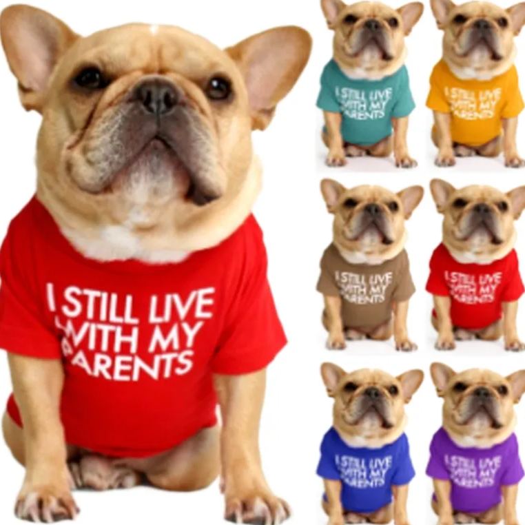 Foshion designer French Bulldog pet clothes and t-shirts