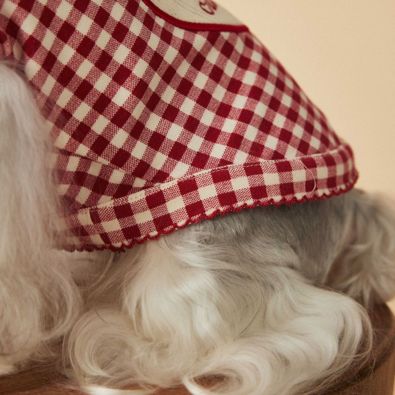 Exquisite sleeveless puppy vest for spring and summer