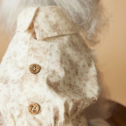 Spring/Summer Dog-print Sleeveless Dress