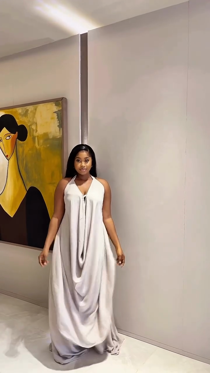 Backless ruffled top and wide-leg pants set-Trafni