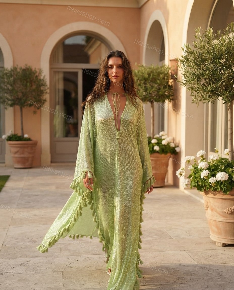 Lime Green Bloom Vacation Edit Printed Maxi Dress Lime Green Maxi Dress with Relaxed Fit silhouette and Textured texture, fabric and construction detail for Pre-Fall, an office-to-dinner transition, Fall current summer selling first with a light late-summ by rieissshop