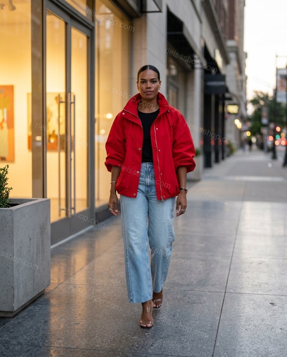 Light Blue Denim Effortless Ribbed Short Set Light Blue Denim Short Set with Wide-Leg silhouette and Ribbed Knit texture, editorial ecommerce scene for Day-to-Night, an early-evening outing, Fall late-summer dinners, city weekends, and early-fall plans, U by rieissshop