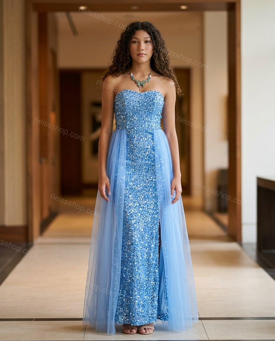 Blue Whisper Date Night Printed Maxi Dress Blue Maxi Dress with Flowing silhouette and Textured texture, front view product image for Pre-Fall, a fall city dinner, Fall current summer selling first with a light late-summer/pre-fall accent: make it wearabl by rieissshop