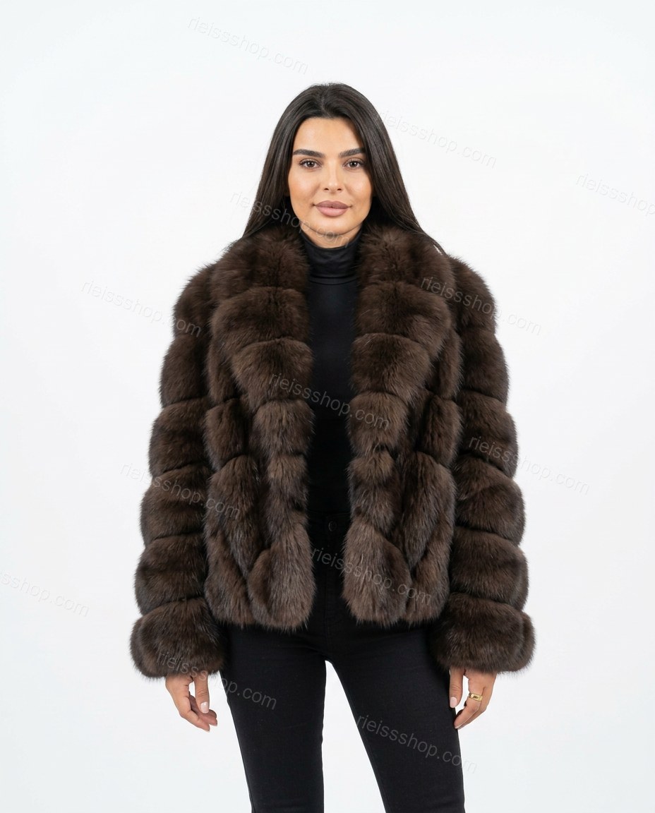 Dark Brown Refined Textured Coat by rieissshop