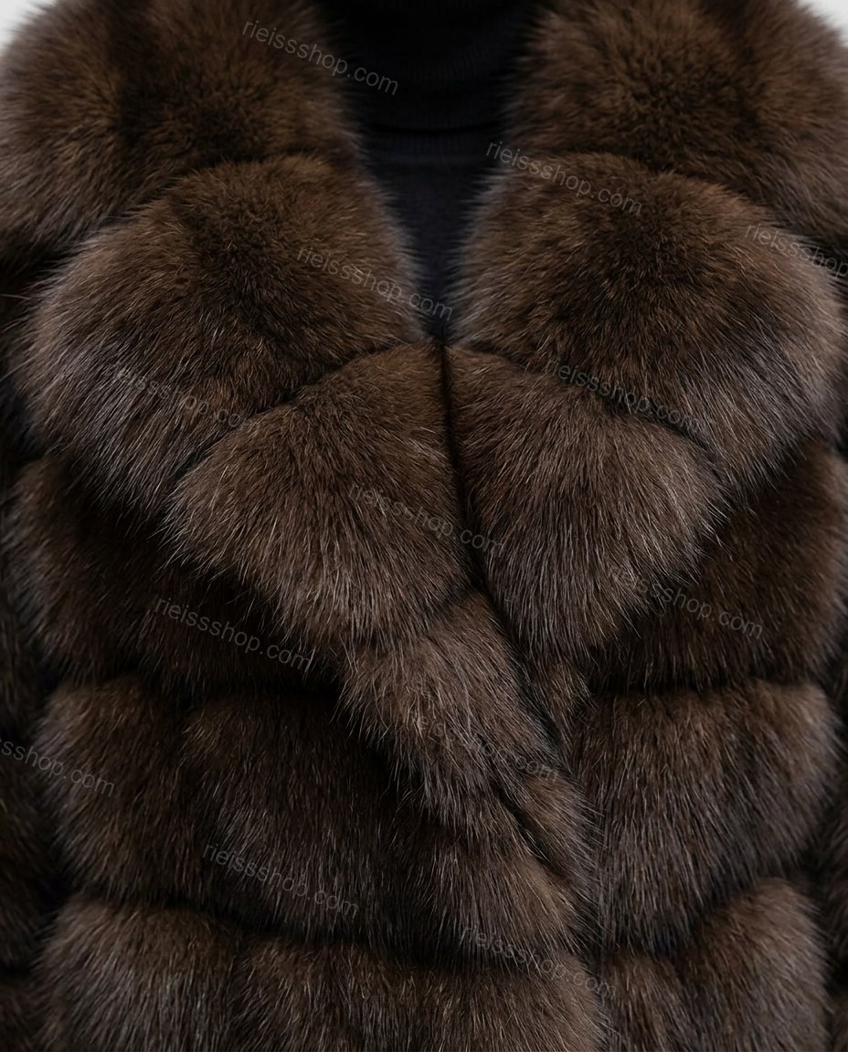 Dark Brown Refined Textured Coat by rieissshop