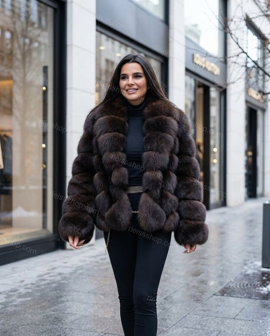 Dark Brown Refined Textured Coat by rieissshop