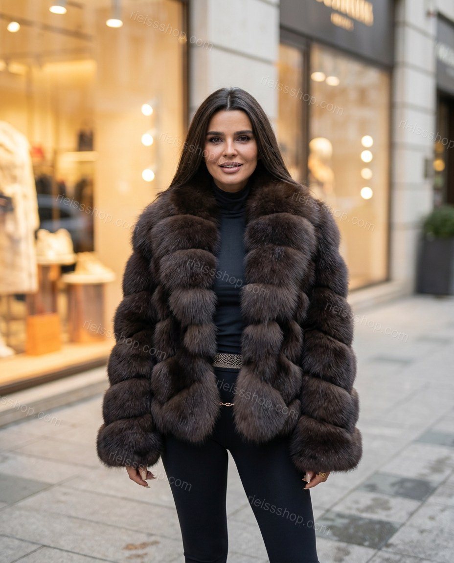 Dark Brown Refined Textured Coat by rieissshop