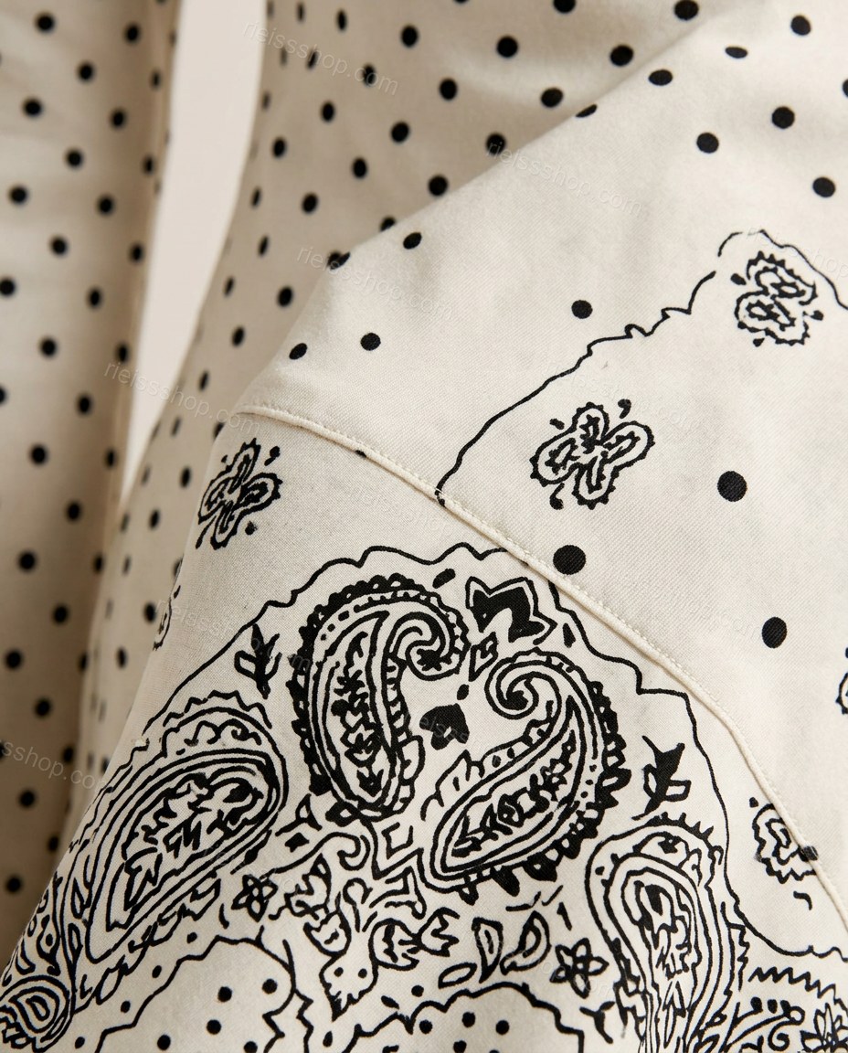 Off-white Floral Maxi Knit Dress, close-up of floral, by Rieissshop