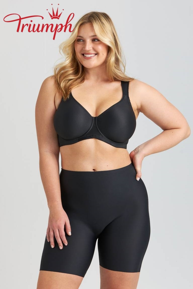  Triumph® 🥰 Комплект от 4 части Удобният сутиен е изработен от чист памук и е подходящ за жени с по-голям бюст.