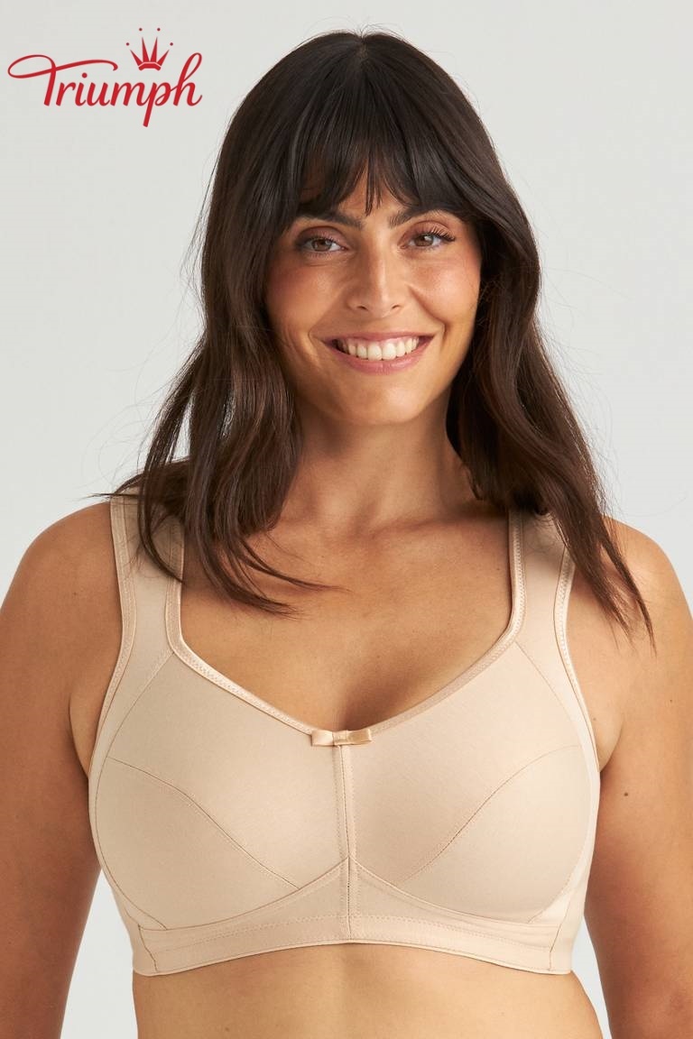 Triumph - 4 артикула 🌼сутиен от чист памук за големи гърди