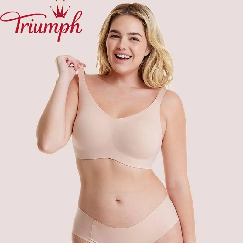 Triumph (4 броя) от естествен латекс Безшевен сутиен