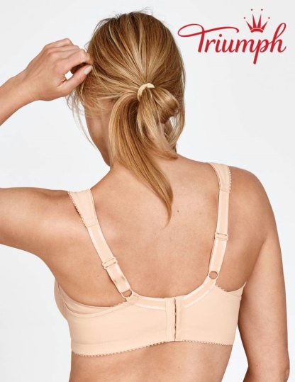  Triumph® 🥰 Комплект от 4 части Удобният сутиен е изработен от чист памук и е подходящ за жени с по-голям бюст.