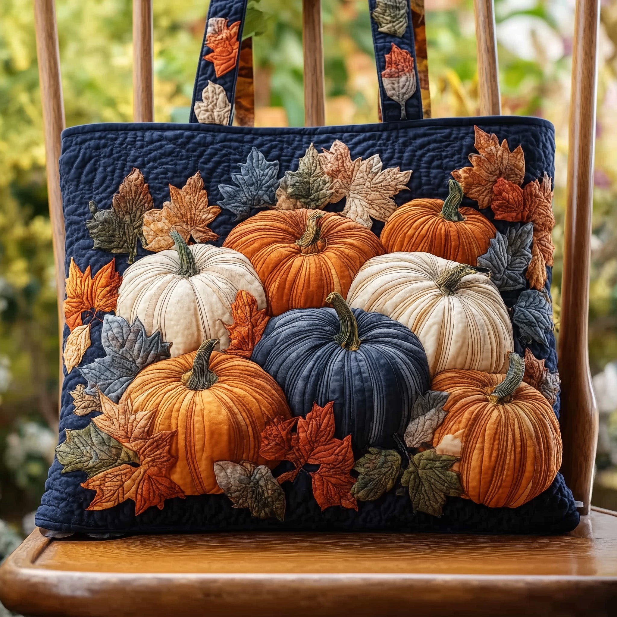 Pumpkin Season Quilted Tote Bag GFTOTL4447