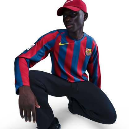 Nike FC Barcelona 2006 Reissue LS Shirt with Ronaldinho 10