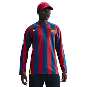 Nike FC Barcelona 2006 Reissue LS Shirt with Ronaldinho 10