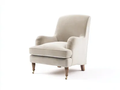 Poltrona - tessuto-legno - 94x97x105 cm - beige - stile classico- Placidilo