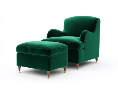 Poltrona - tessuto-legno - 98x102x118 cm - verde - design moderno- Placidilo