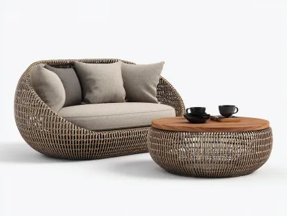 Divani da esterno-rattan-legno-tessuto-160x85x78 cm-naturale/beige-moderno-Warmthvo