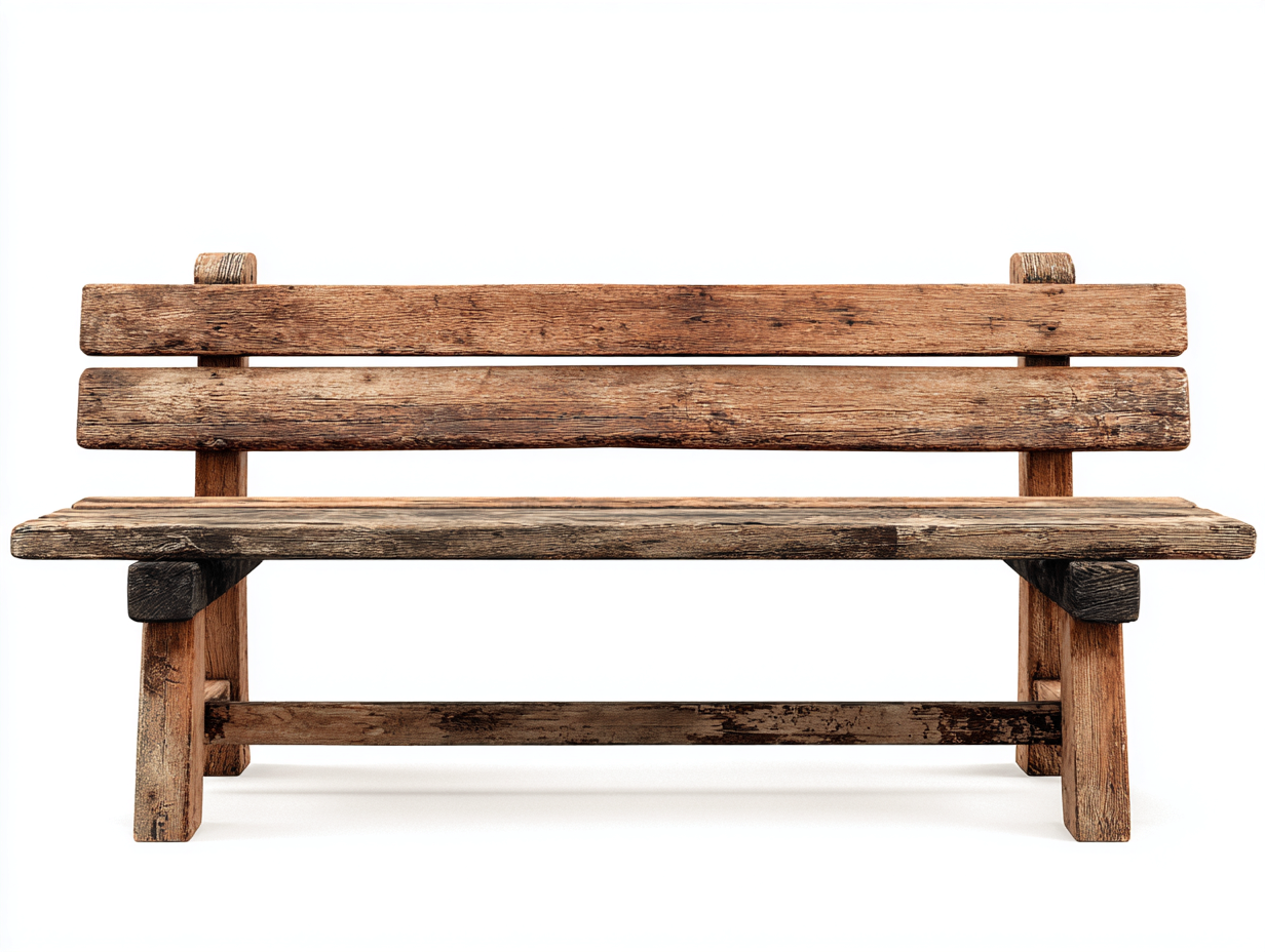 Panca da giardino in legno massiccio 140x40x85 cm - marrone - stile rustico per esterni-Warmthvo