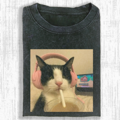 WACKY CAT  T-SHIRT-ComicClothe