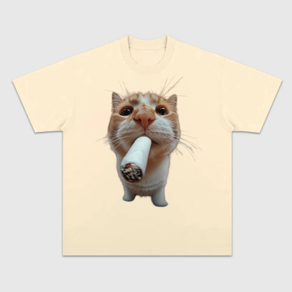 WACKY CAT TEE. 7.3-ComicClothe