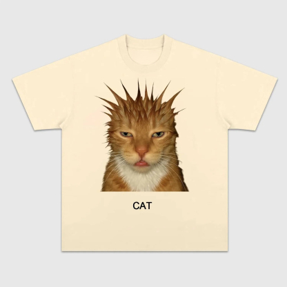 WACKY CAT TEE. 7.3-ComicClothe