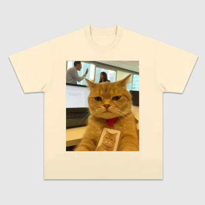 WACKY CAT TEE. 7.3-ComicClothe