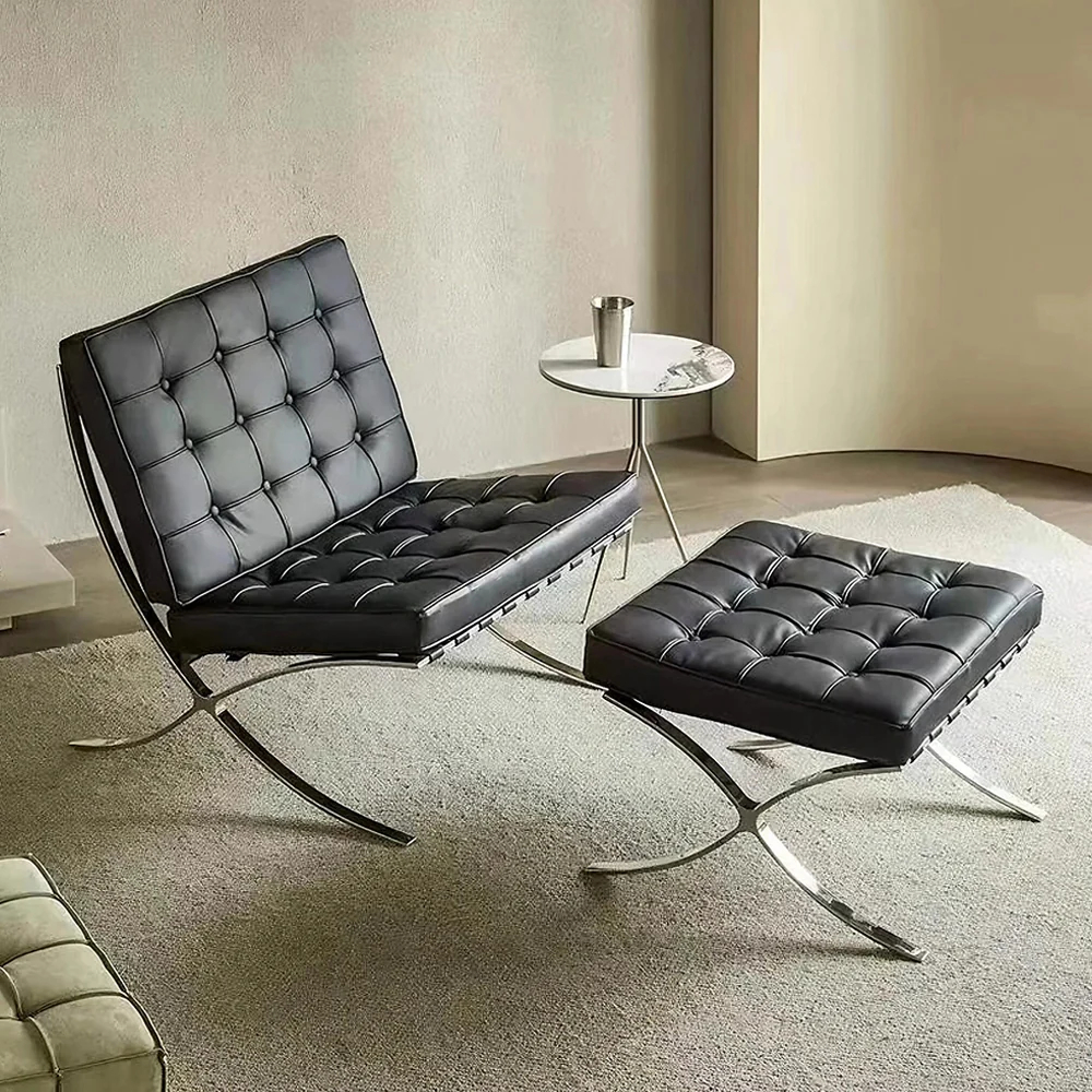 Barcelona Leather Lounge Chair