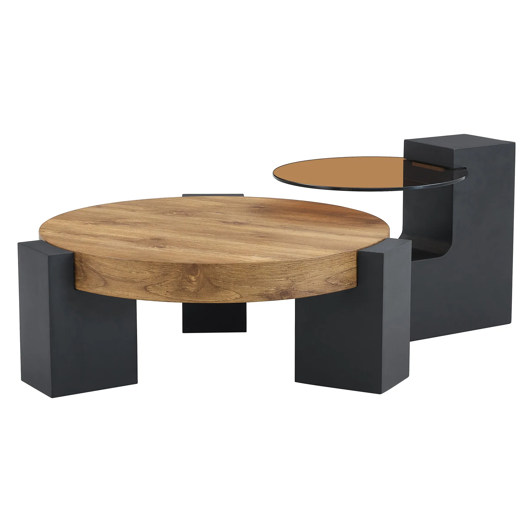 Atelier Wodden Coffee Table Set