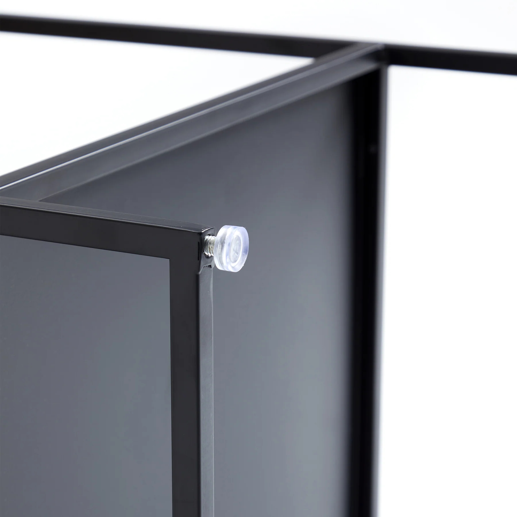 Blacksteel Walnut Storage Side Table