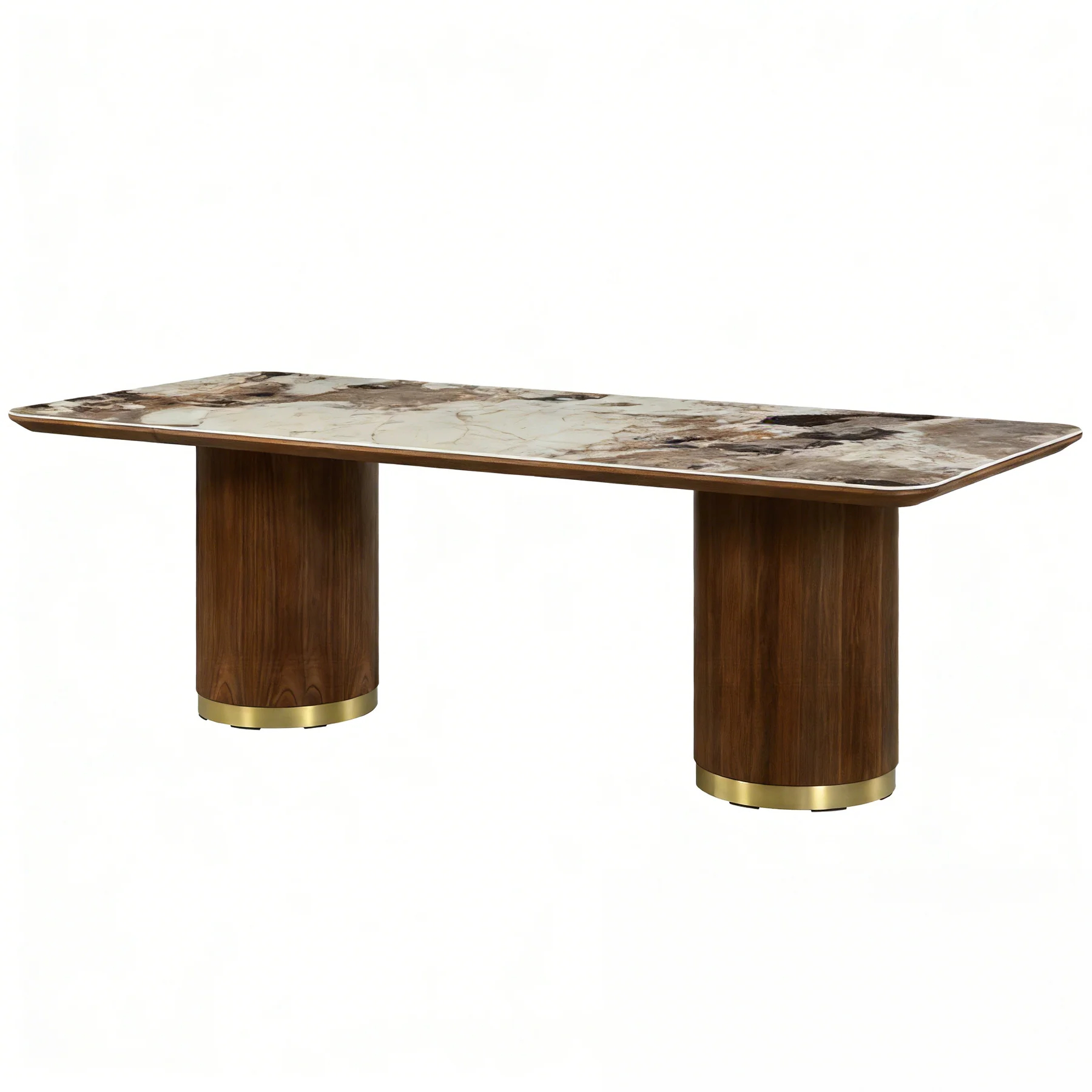 Calix Sculptural Marble Dining Table