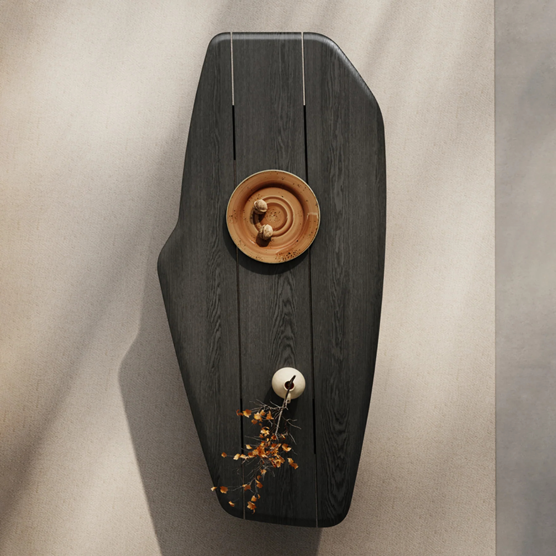 Darkwood Sculpt Coffee Table