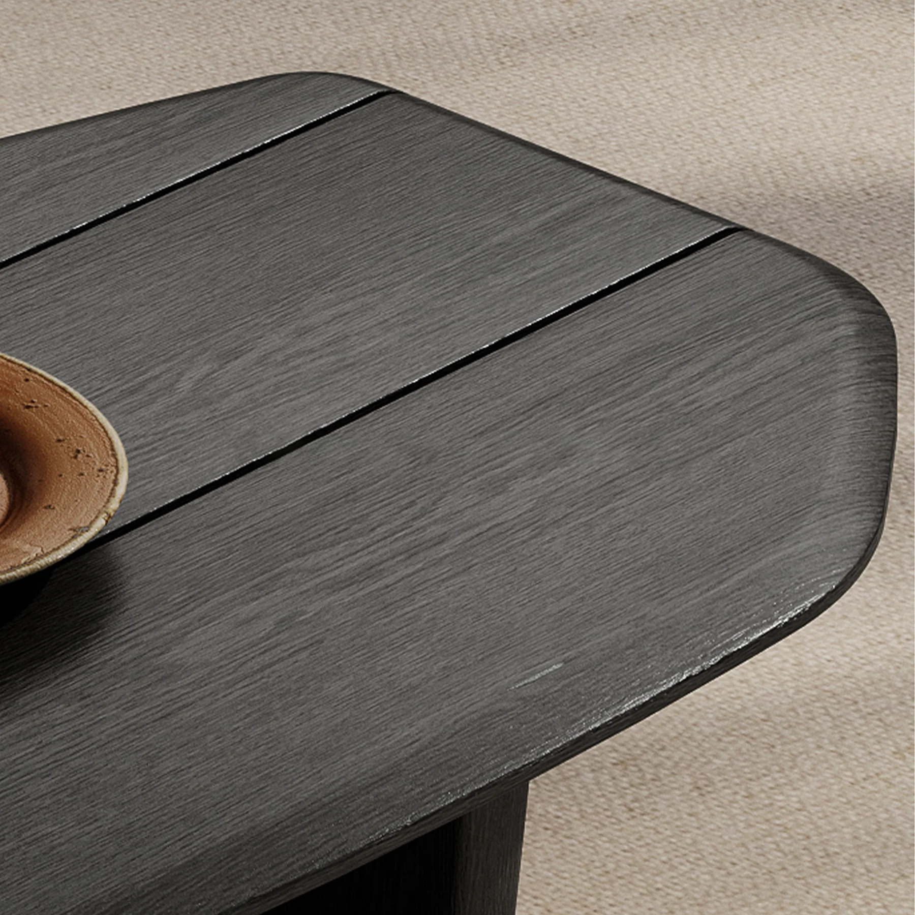 Darkwood Sculpt Coffee Table