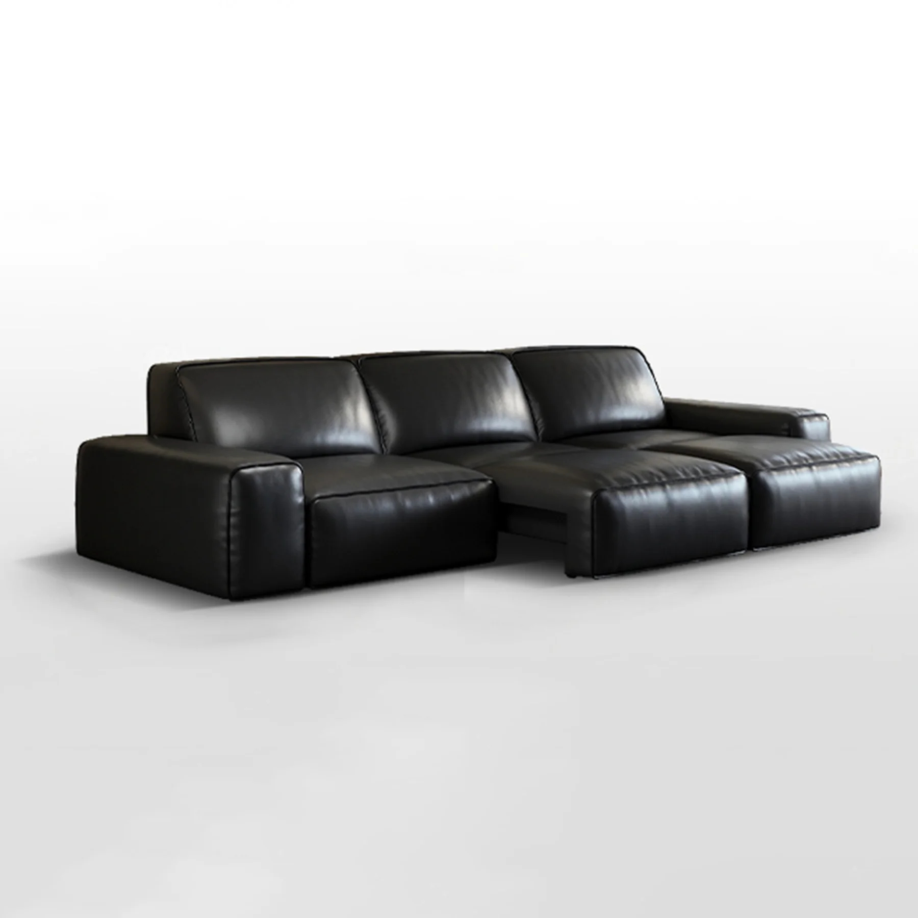 Domus Leather Power Sleeper Sofa