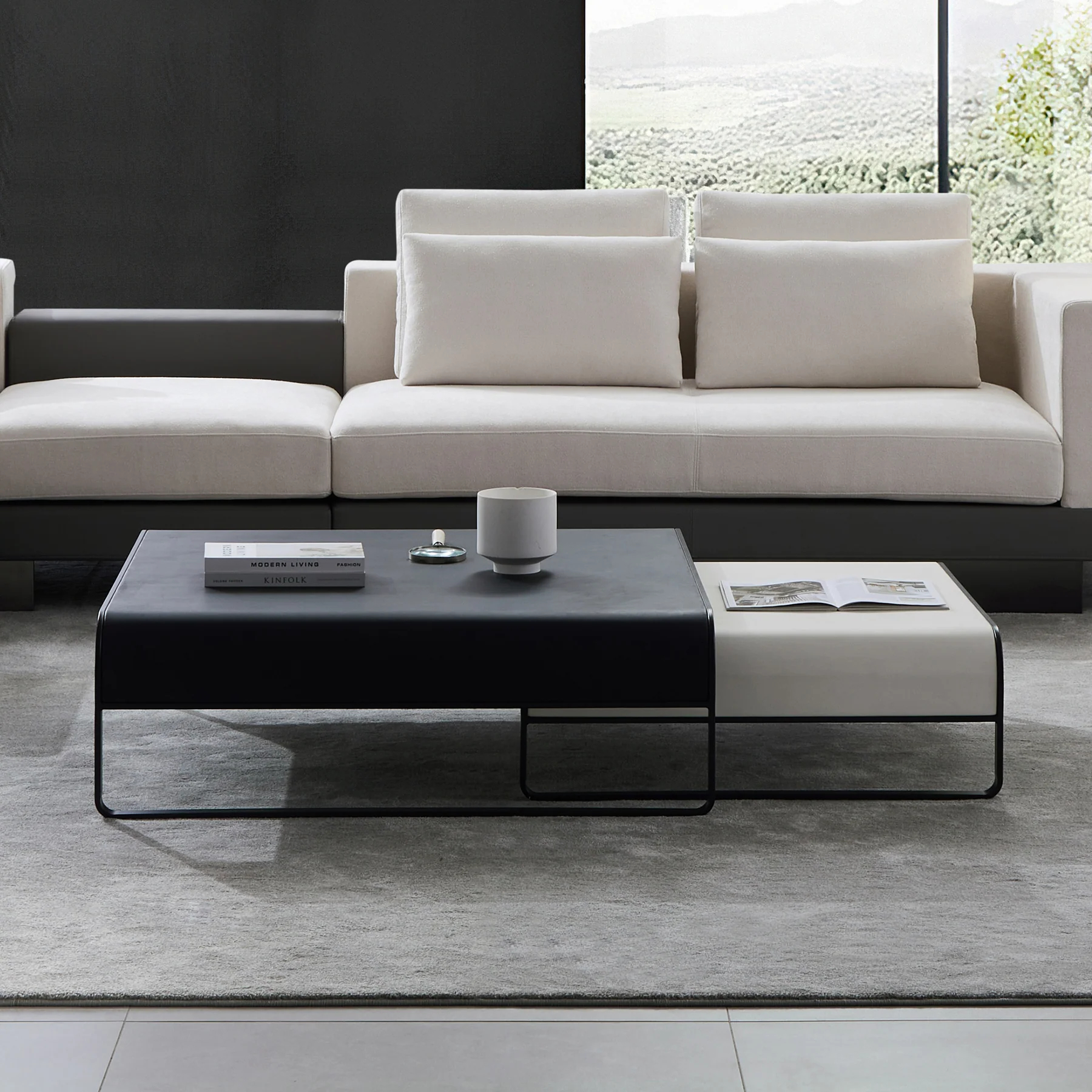 Modern Duet Coffee Table Set