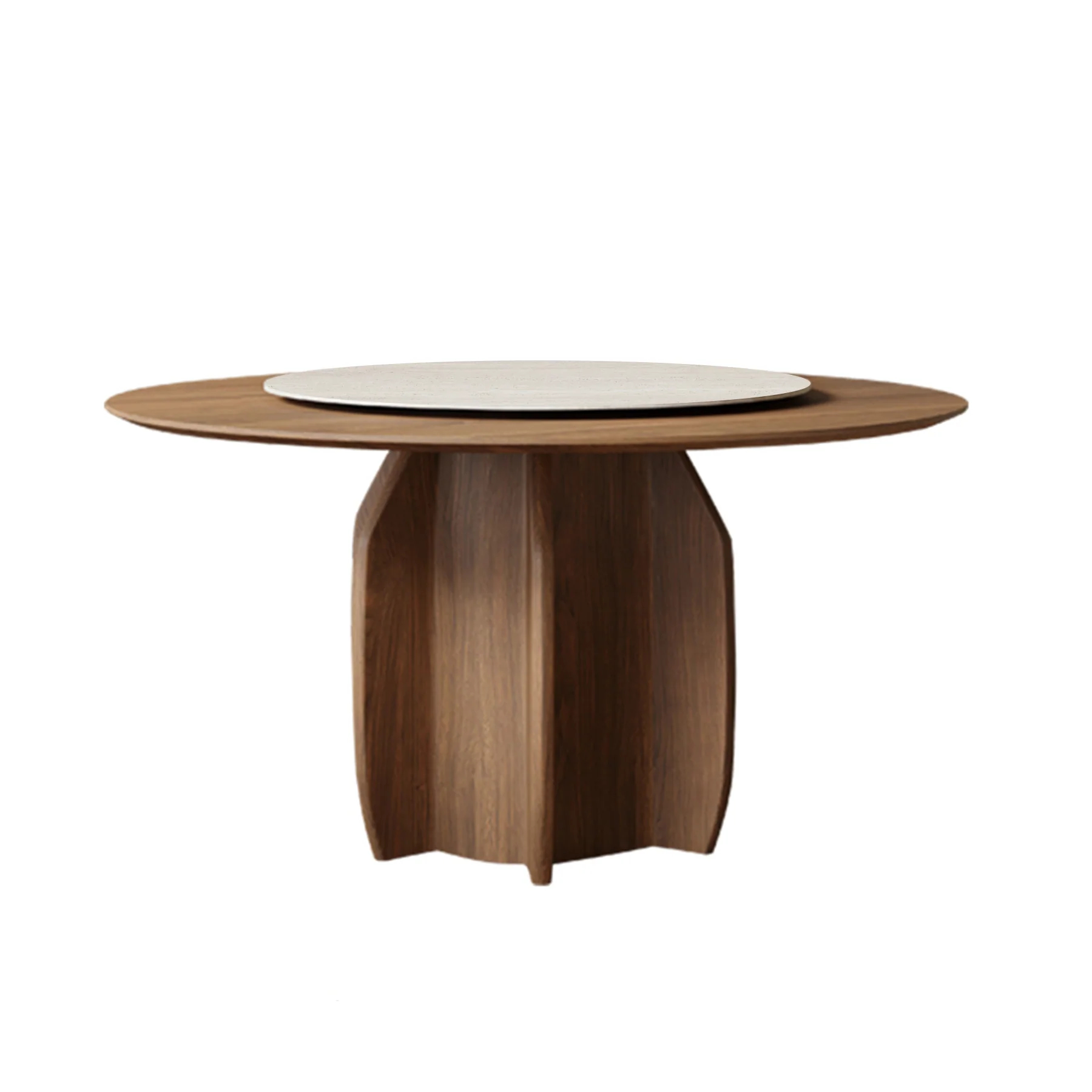 Elamer Rotating Round Dining Table