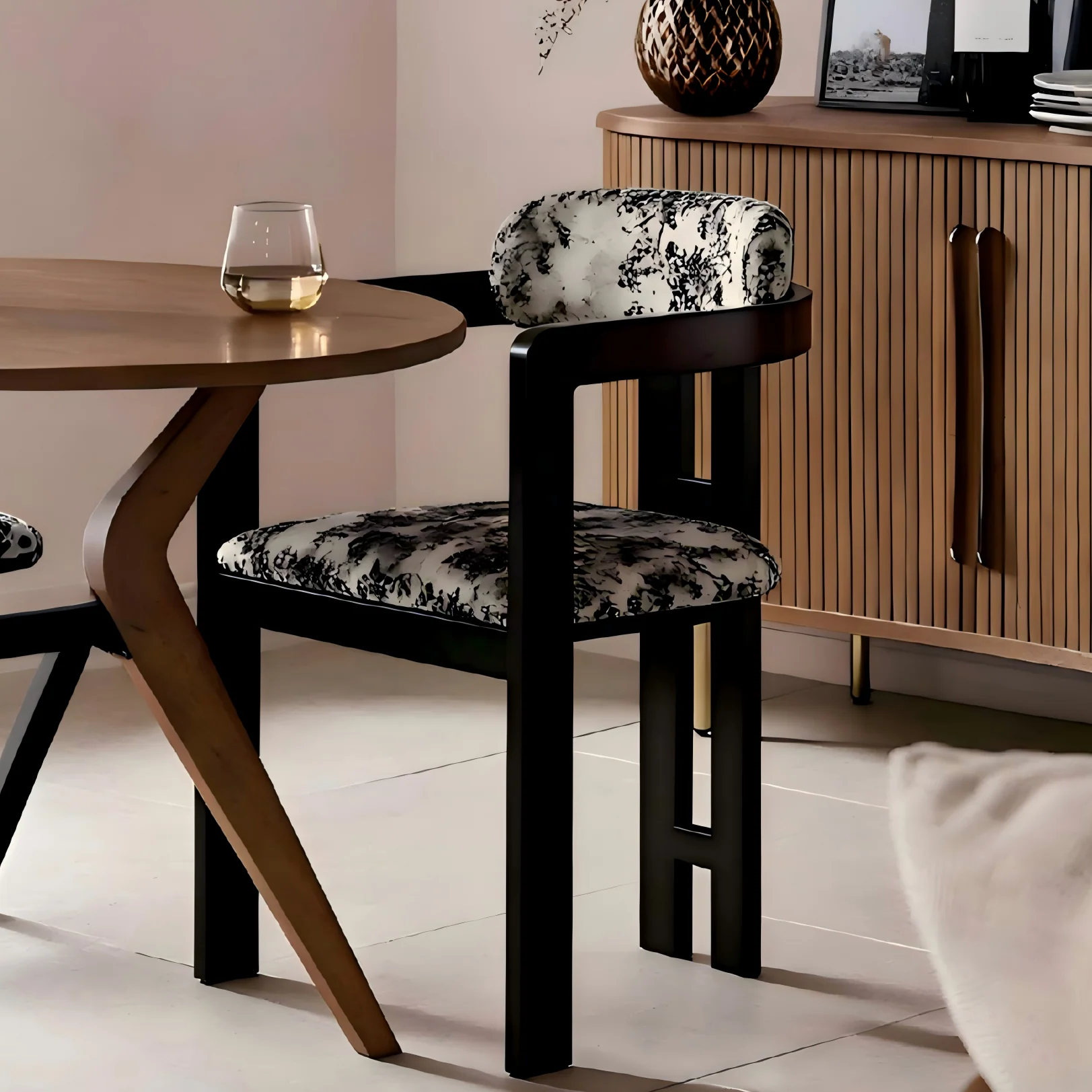 Hana Floral Dining Chair