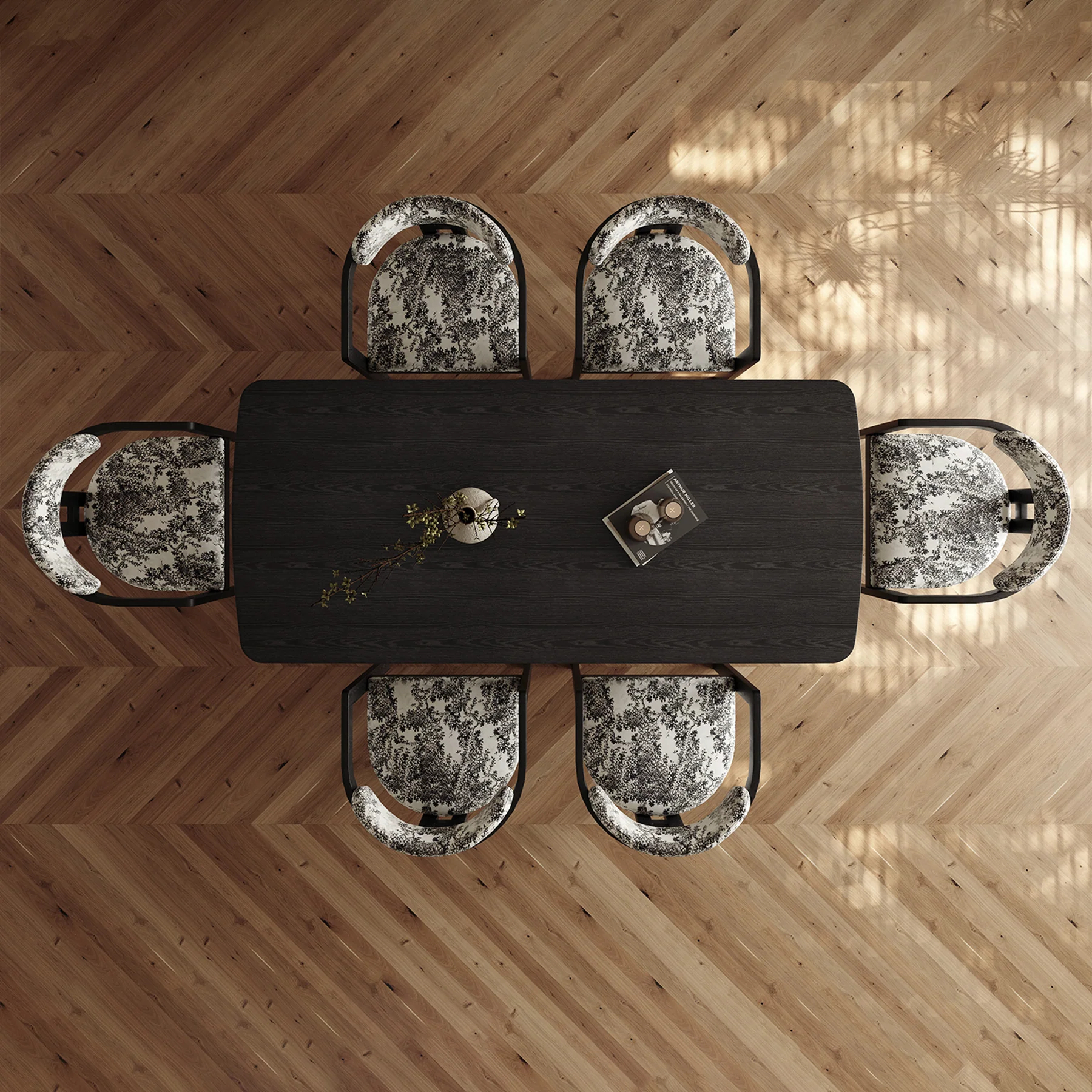 Hana Floral Dining Chair