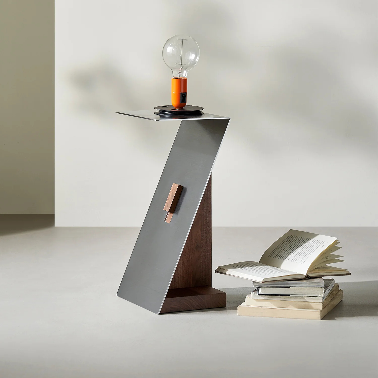 Locke Stainless Steel Side Table