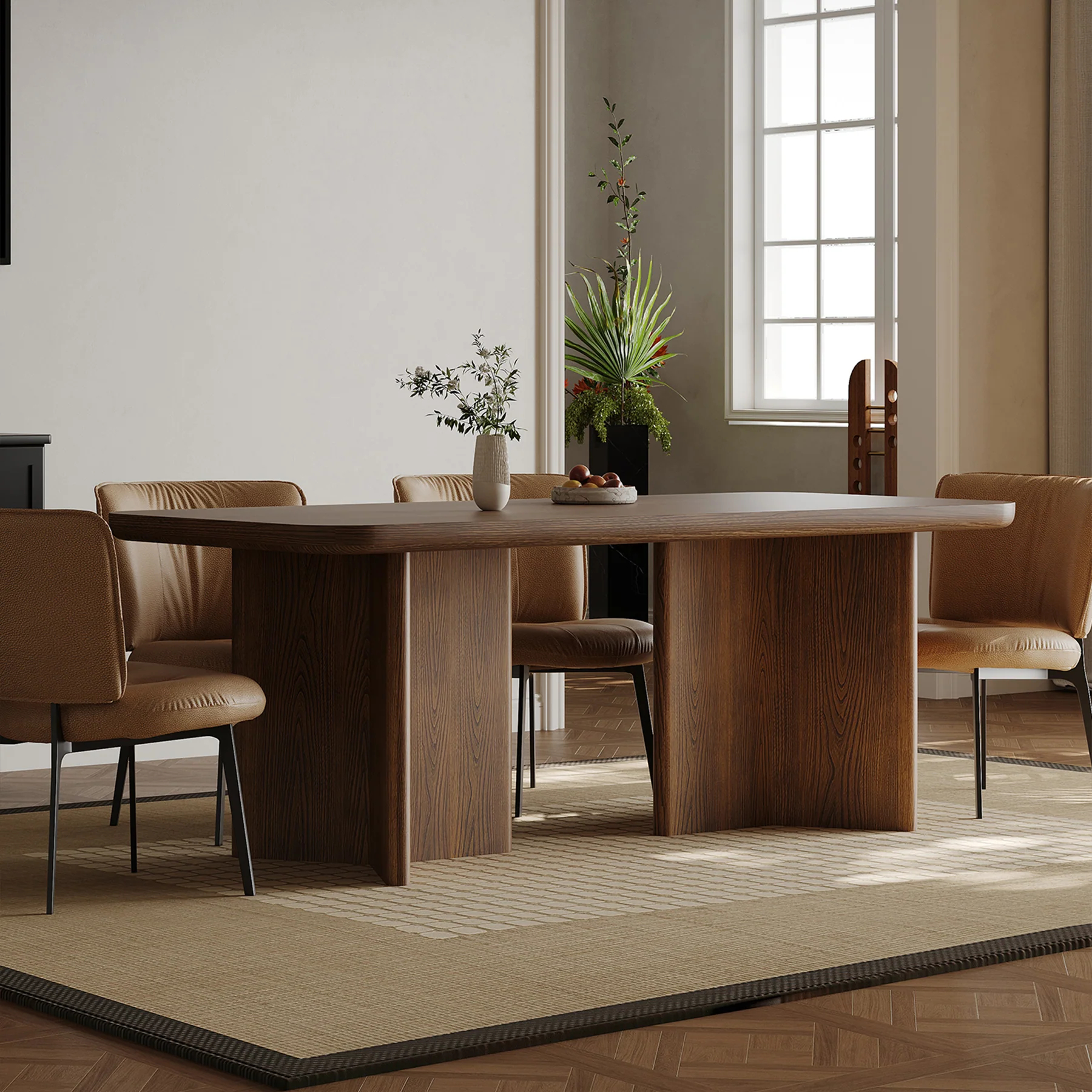 Arlo Curved-Back Dining Chair