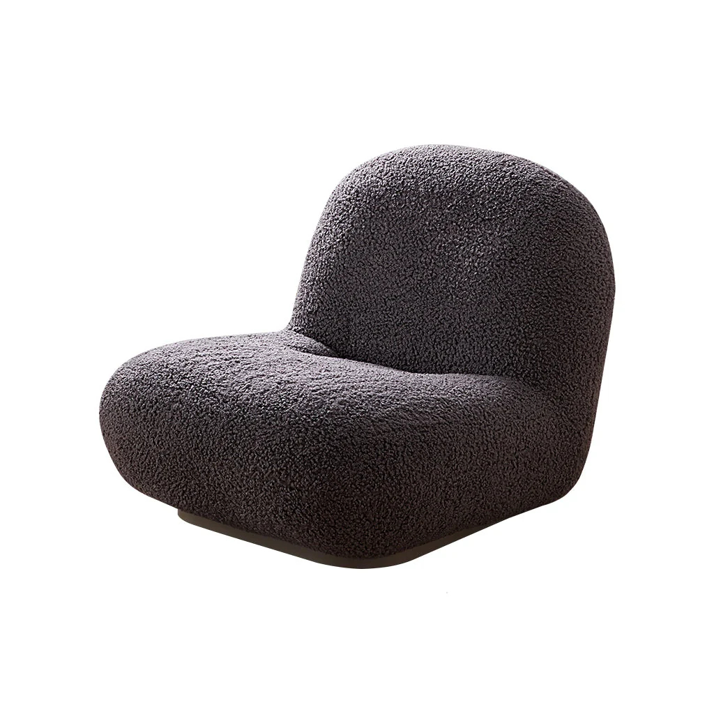 Puff Gray Accent Chair