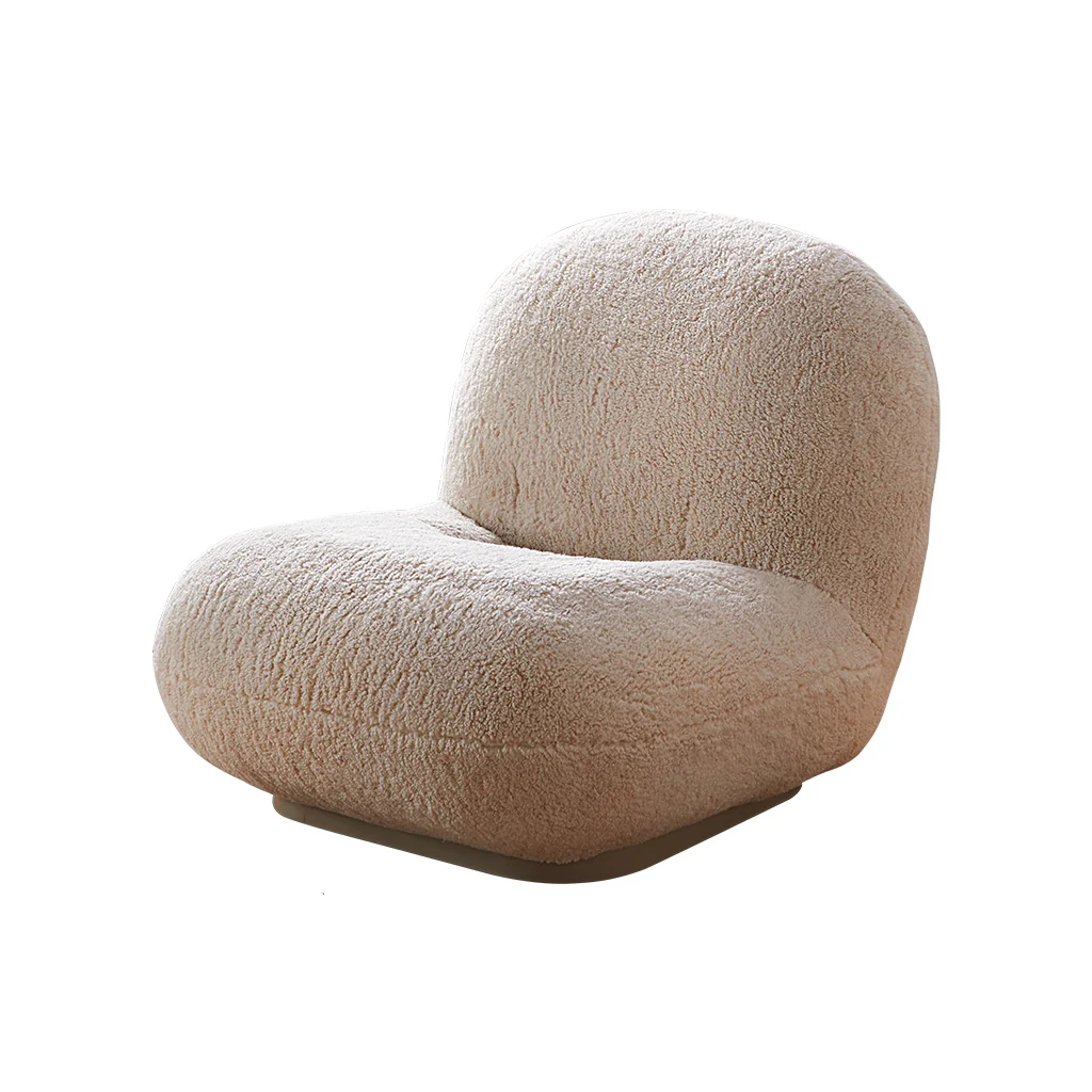 Puff Cream Accent Chair