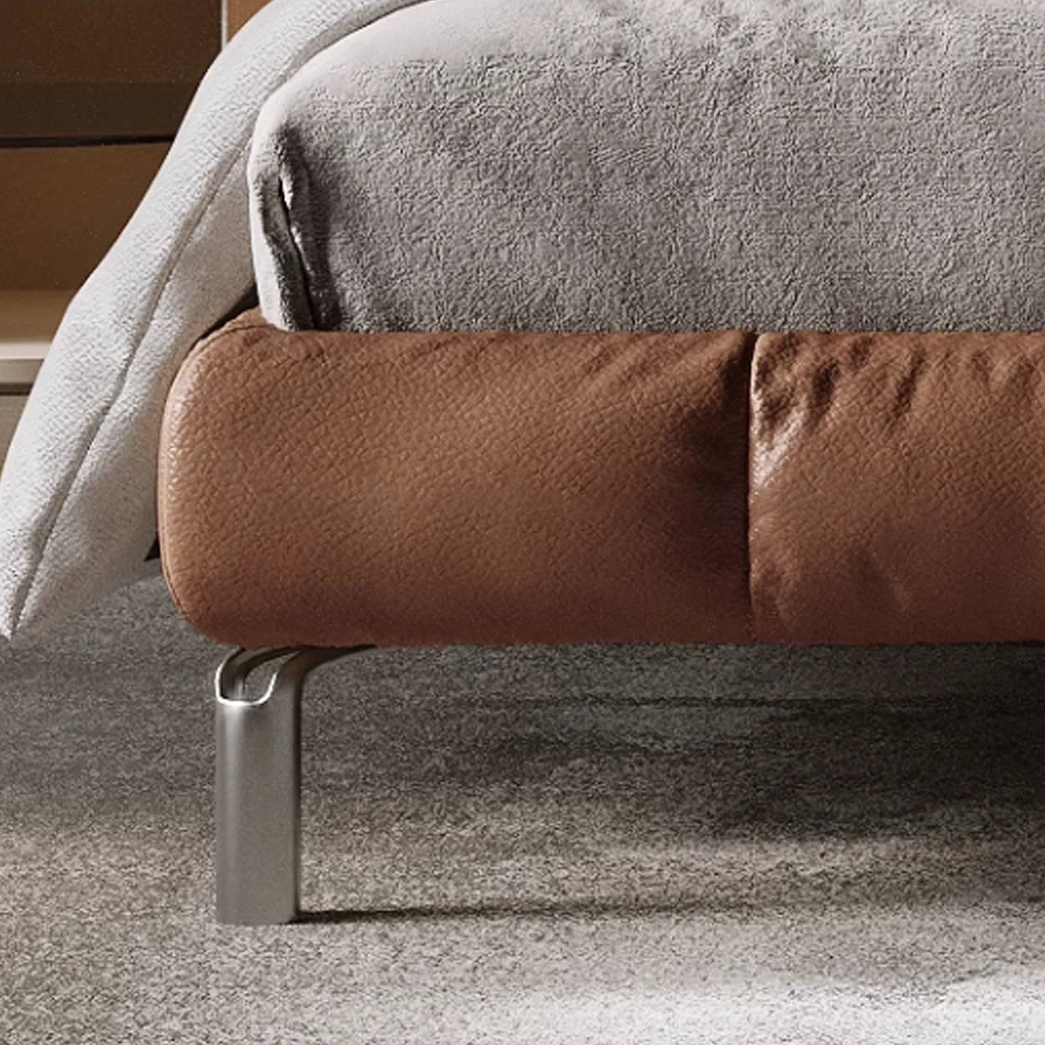 Savannah Leather Retreat Bed