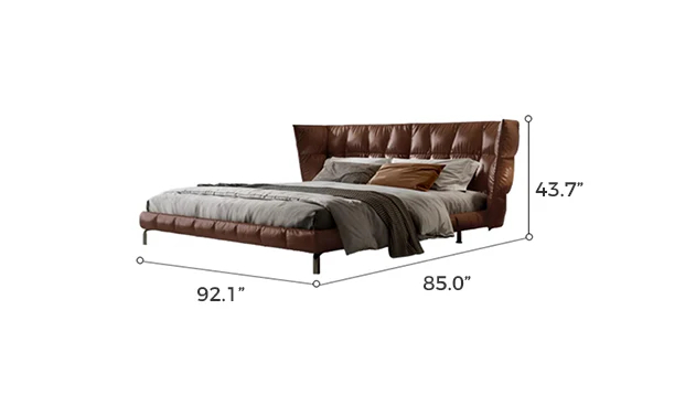 Savannah Leather Retreat Bed