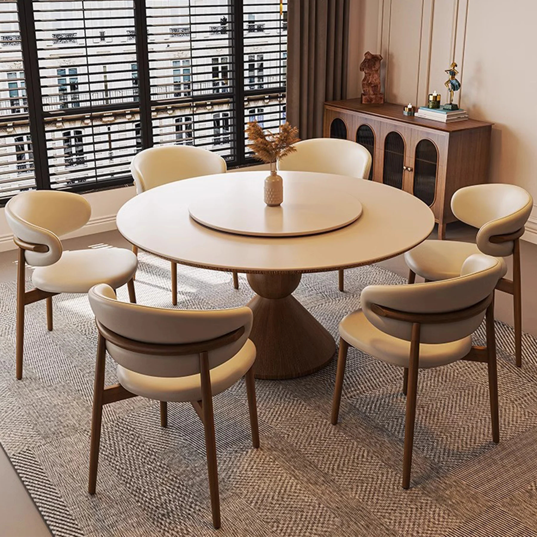 Solace Rotating Round Dining Table