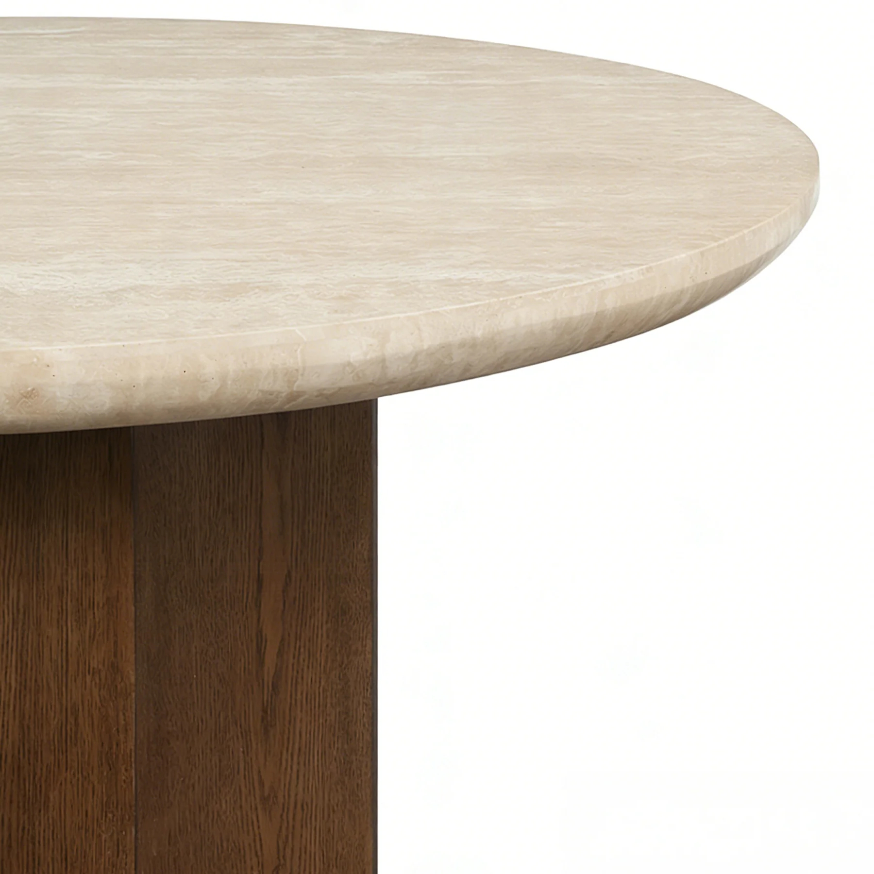 Vale Stone & Wood Dining Table